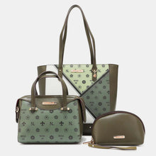 Load image into Gallery viewer, 3-Piece Color Block Handbag Set
