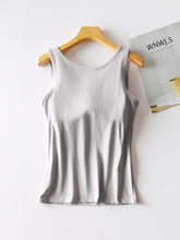 Load image into Gallery viewer, Round Neck Tank with Bra
