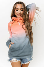 Load image into Gallery viewer, Multicolor Gradient Thumbhole Sleeve Pocketed Zipper Hoodie | Tops/Sweatshirts &amp; Hoodies
