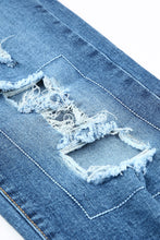 Load image into Gallery viewer, Buttoned Pockets Distressed Jeans | Bottoms/Jeans
