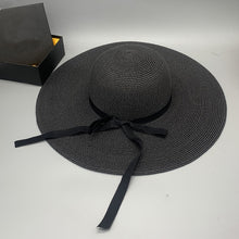 Load image into Gallery viewer, Paper Braided Wide Brim Hat
