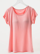 Load image into Gallery viewer, Short Sleeve T-Shirt with Bra
