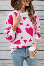 Load image into Gallery viewer, Angel Wings Heart Contrast Sweater
