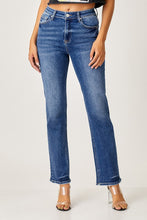 Load image into Gallery viewer, Straight Jeans | RISEN Mid Rise Slim Jeans
