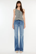 Load image into Gallery viewer, Kancan Ultra High Rise Cat&#39;s Whiskers Jeans | Blue Jeans
