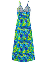 Load image into Gallery viewer, Womens Cami Dress | Twisted Printed V-Neck Cami Dress | maxi dress
