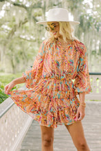 Load image into Gallery viewer, Multicolour Paisley Print Frilled Mini Dress | Dresses/Mini Dresses
