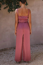 Load image into Gallery viewer, Wide Leg Pants Set | Ruffled Sleeveless Top and Pants
