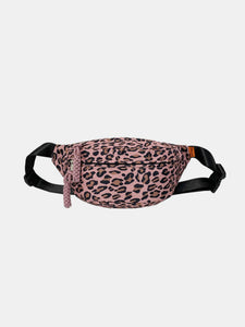 Leopard Nylon Crossbody Bag