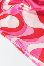 Load image into Gallery viewer, Pink Abstract Swirl Print Halter Maxi Dress | Dresses/Maxi Dresses
