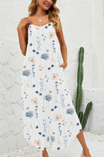 Load image into Gallery viewer, Jumpsuit | Printed Scoop Neck Wide Leg Jumpsuit
