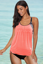 Load image into Gallery viewer, Pink Printed Lined Tankini Swimsuit | Swimwear/Tankinis
