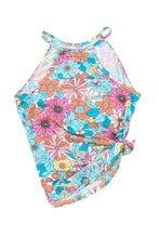 Load image into Gallery viewer, Multicolor Plus Size Floral Print Tank Top
