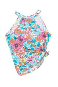 Multicolor Plus Size Floral Print Tank Top