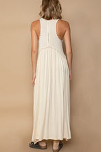 Load image into Gallery viewer, Maxi Dress | Sleeveless Back Zipper Front Slit Maxi Dress
