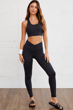 Load image into Gallery viewer, Black Arched Waist Seamless Active Leggings | Activewear/Yoga Pants
