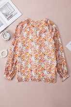 Load image into Gallery viewer, Multicolor Boho Floral Print Button Front Shirt | Tops/Blouses &amp; Shirts
