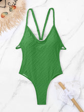 Load image into Gallery viewer, Backless Spaghetti Strap One-Piece Swimwear
