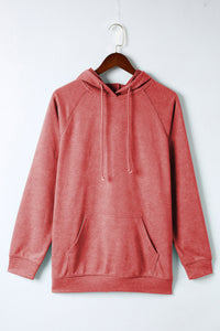 Mineral Wash Kangaroo Pocket Drawstring Pullover Hoodie | Tops/Sweatshirts & Hoodies