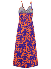 Load image into Gallery viewer, Womens Cami Dress | Twisted Printed V-Neck Cami Dress | maxi dress
