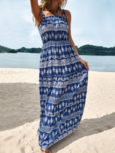 Load image into Gallery viewer, Maxi Dress | Printed Square Neck Sleeveless Maxi Dress
