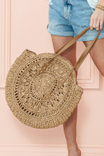 Load image into Gallery viewer, Camel Bohemian Straw Woven Round One Shoulder Bag | Shoes &amp; Bags/Shoulder Bags
