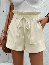 Load image into Gallery viewer, High Waist Shorts | Paperbag Shorts with Pockets
