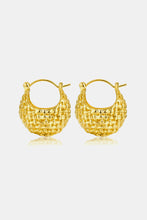 Load image into Gallery viewer, Braided Basket Hoop Earrings
