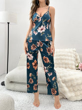 Load image into Gallery viewer, Womens Loungewear-Plunge Cami and Pants Lounge Set | pajamas
