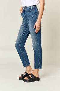 Judy Blue Full Size Tummy Control High Waist Slim Jeans | Blue Jeans