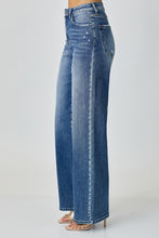 Load image into Gallery viewer, Blue Jeans-RISEN High Waist Wide Leg Blue Jeans | Blue Jeans
