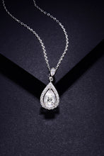 Load image into Gallery viewer, Fine Jewelry- Moissanite 1.5 Carat 925 Sterling Silver Teardrop Necklace | moissanite necklace
