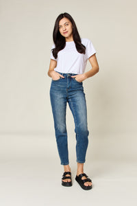 Judy Blue Full Size Tummy Control High Waist Slim Jeans | Blue Jeans