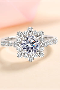 Moissanite Ring-Can't Stop Your Shine 925 Sterling Silver Moissanite Ring | moissanite ring