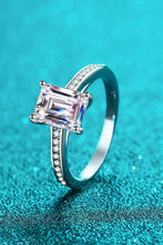 Load image into Gallery viewer, Moissanite Ring-925 Sterling Silver Side Stone Moissanite Ring | moissanite ring
