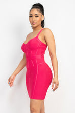 Load image into Gallery viewer, BodyCon Dress | Sweetheart Wide Strap Bandage Dress
