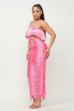 Load image into Gallery viewer, Womens Maxi Dress-Lux Fringe Colorful Maxi Dress

