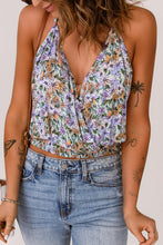 Load image into Gallery viewer, Womens Cami Top-Floral Elastic Waist Cropped Cami | Tops/Blouses &amp; Shirts
