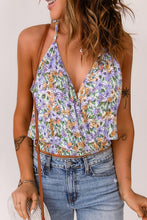 Load image into Gallery viewer, Womens Cami Top-Floral Elastic Waist Cropped Cami | Tops/Blouses &amp; Shirts
