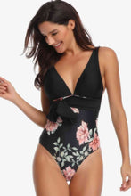 Load image into Gallery viewer, Womens Swimsuit-Floral Tied One-Piece Swimsuit | swimsuit
