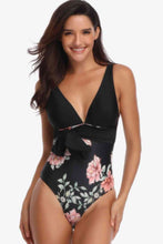 Load image into Gallery viewer, Womens Swimsuit-Floral Tied One-Piece Swimsuit | swimsuit
