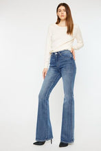 Load image into Gallery viewer, Blue Jeans-Kancan Cat&#39;s Whiskers High Waist Flare Blue Jeans | Blue Jeans
