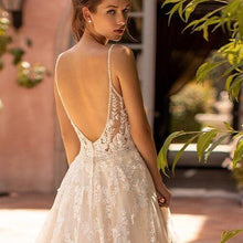 Load image into Gallery viewer, Lace Wedding Dress- Backless A Line Wedding Dress | Wedding Dresses

