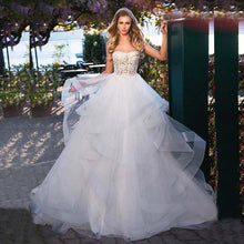 Load image into Gallery viewer, Lace Wedding Dress-Sweetheart Beach Wedding Dress | Wedding Dresses
