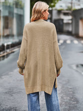 Load image into Gallery viewer, Womens Sweater-Long Sleeve Waffle-Knit Cardigan
