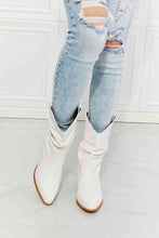 Load image into Gallery viewer, Womens Boots-MMShoes Better in Texas Scrunch Cowboy Boots in White | Shoes &amp; Bags/Boots
