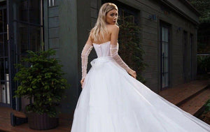 Sexy Wedding Dress-Strapless Beach Wedding Dress | Wedding & Bridal Party Dresses