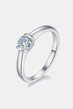 Load image into Gallery viewer, Moissanite 925 Sterling Silver Solitaire Ring Broke Girl Philanthropy
