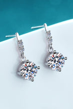 Load image into Gallery viewer, Moissanite Earrings-Moissanite Drop Earrings | moissanite earrings
