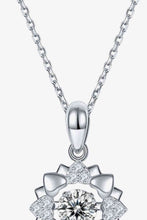 Load image into Gallery viewer, Moissanite Necklace-Moissanite Flower Shape Pendant Necklace | moissanite necklace
